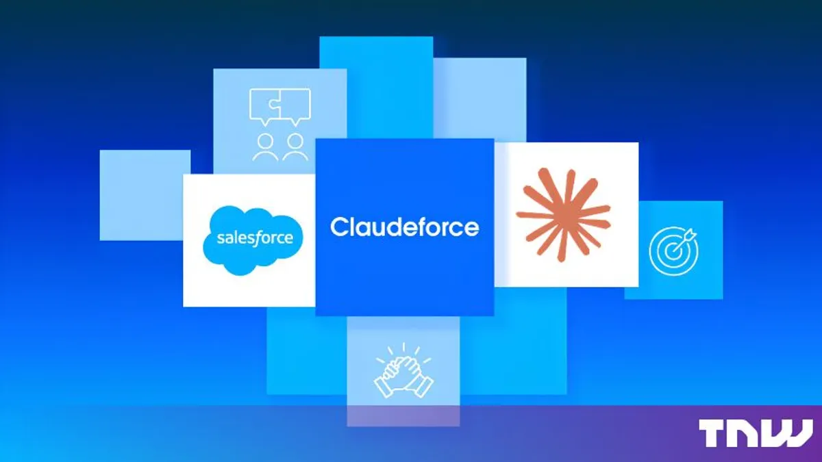 Claudeforce branding showing Salesforce and Anthropic partnership logos