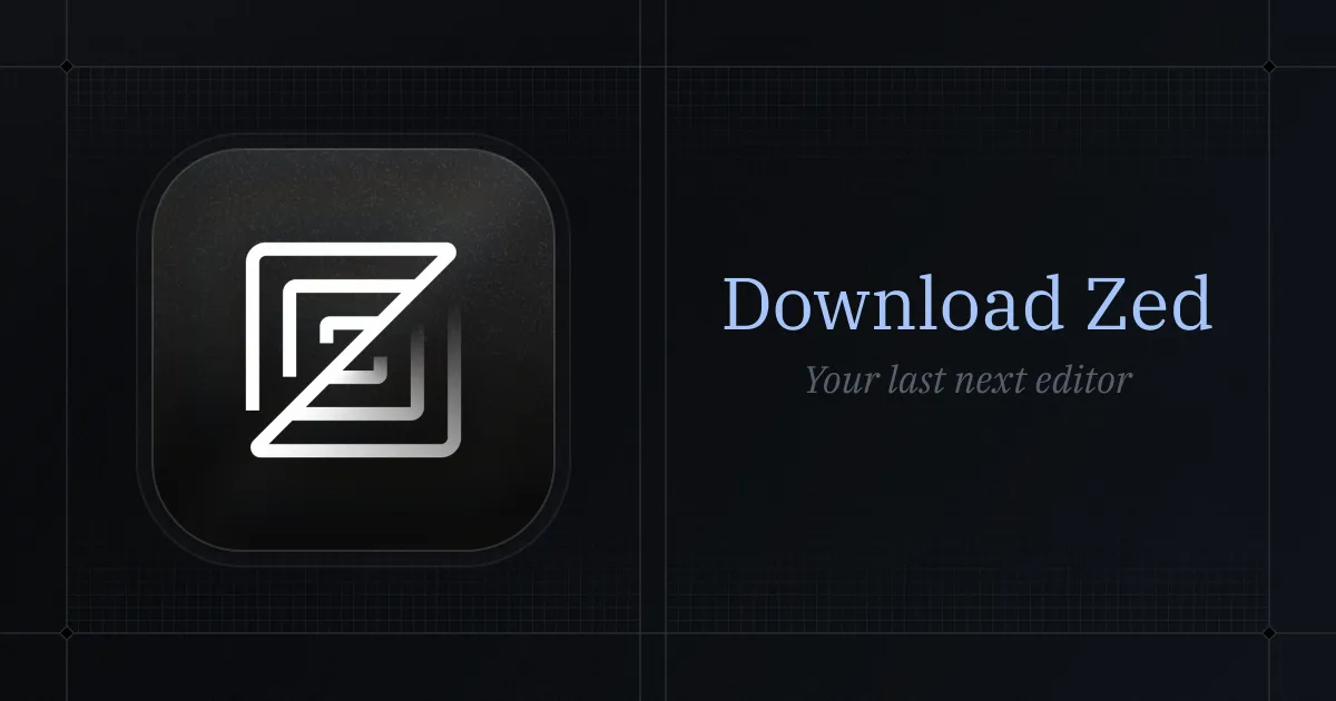 Zed editor interface