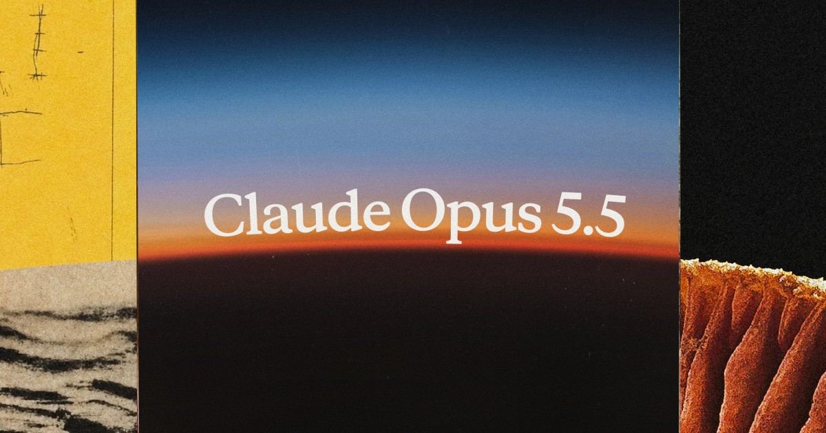Anthropic logo card from the official Claude Opus 5.5 announcement