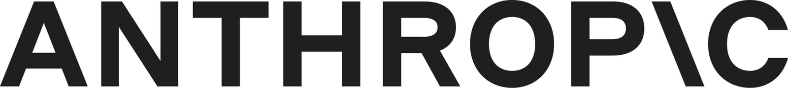 Anthropic wordmark logo on a white background