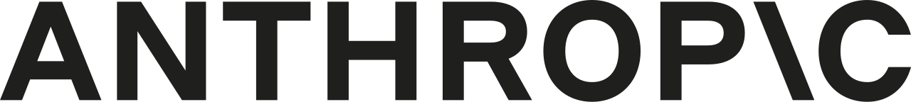 Anthropic company wordmark logo