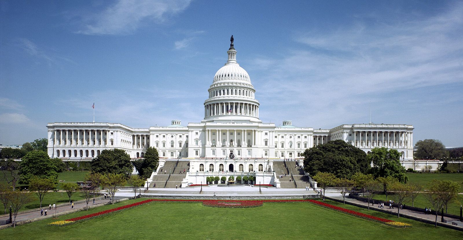 The west front of the United States Capitol in Washington, D.C.