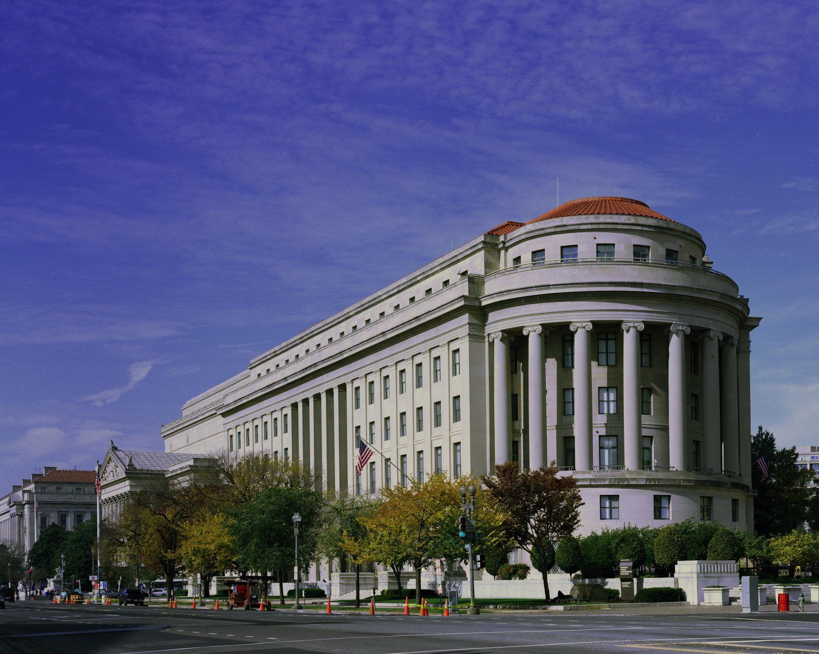 The Federal Trade Commission's Apex Building on Constitution Avenue in Washington, DC, photographed by Carol M. Highsmith