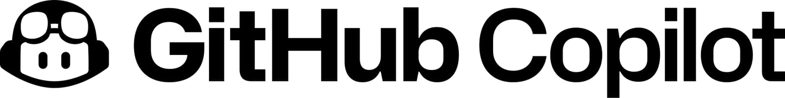 GitHub Copilot logo on a white background