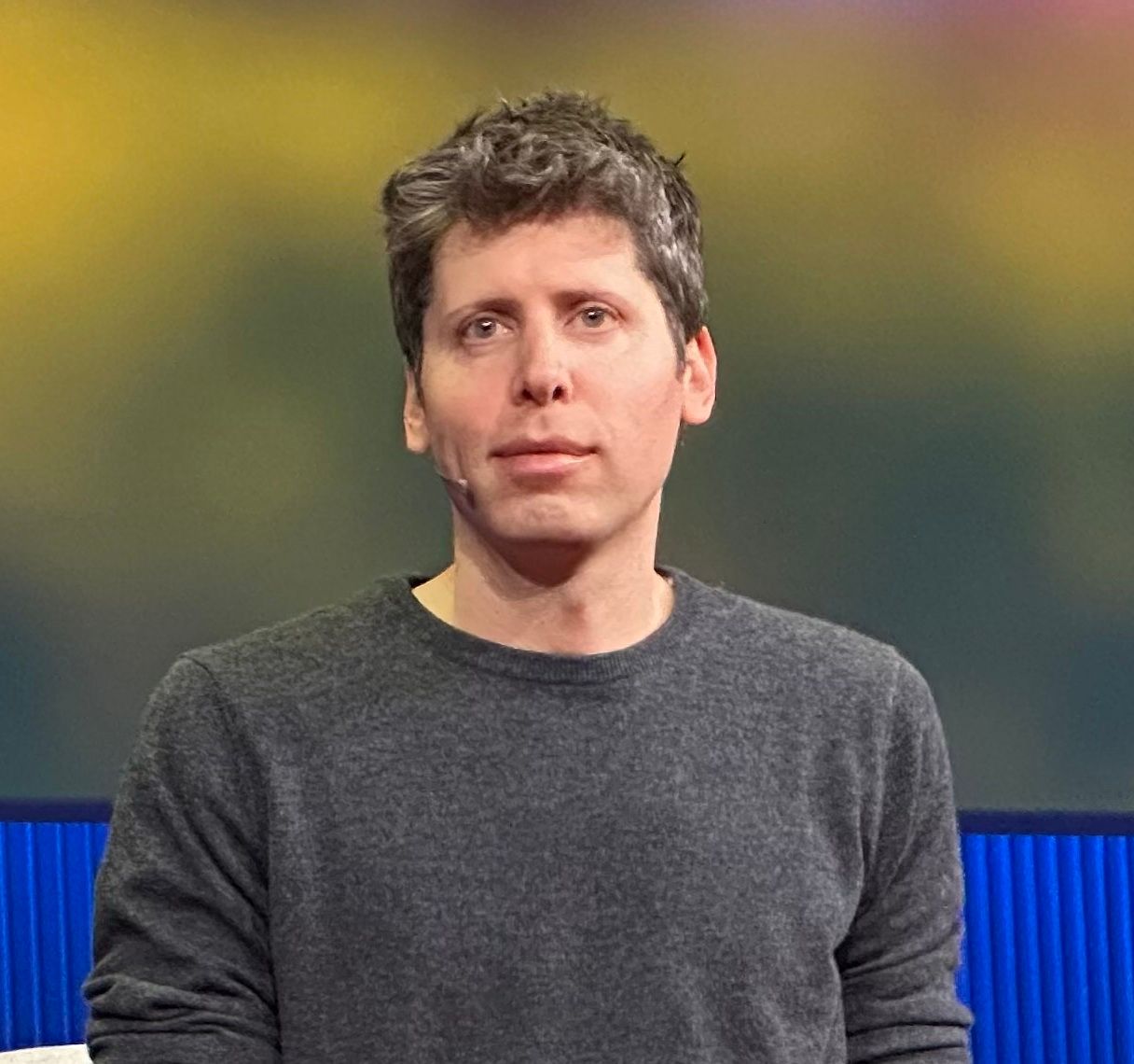Sam Altman speaking at TED