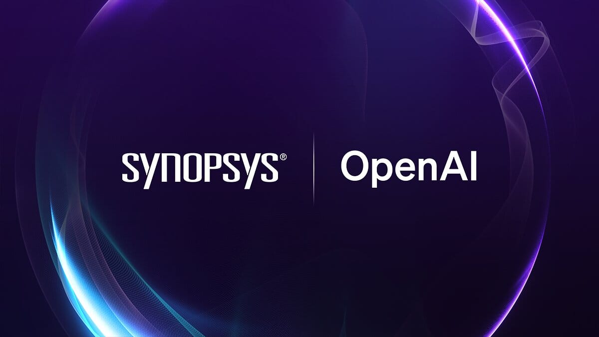 Synopsys and OpenAI logos from the GPT-Synopsys partnership announcement