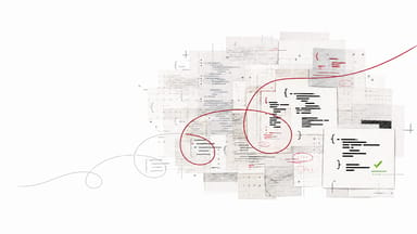 Layered code papers traced by recursive research paths, the official SoL-Pi research illustration