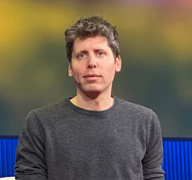 Sam Altman speaking at TED